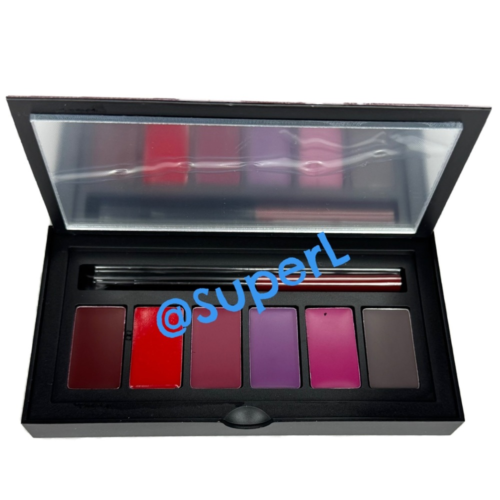 2/$15 NEW Smashbox Be Legendary Pucker Up Lip Palette bold Lipstick Red